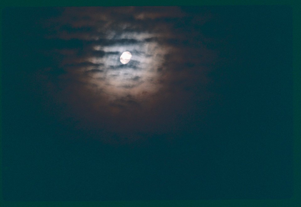 Nature Moon and Clouds 1973